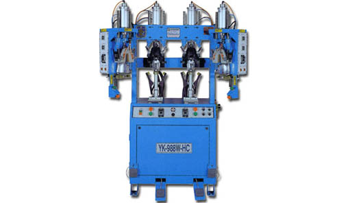 YK-988W-HC Double Hot & Cold Backpart Moulding Machine For Stitch-Down Shoes