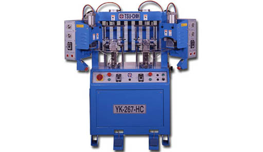 YK-267-HC Double Hot & Cold Backpart Moulding Machine For Stitch-Down Shoes
